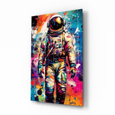 Astronaut Glass Wall Art || Designer Collection.